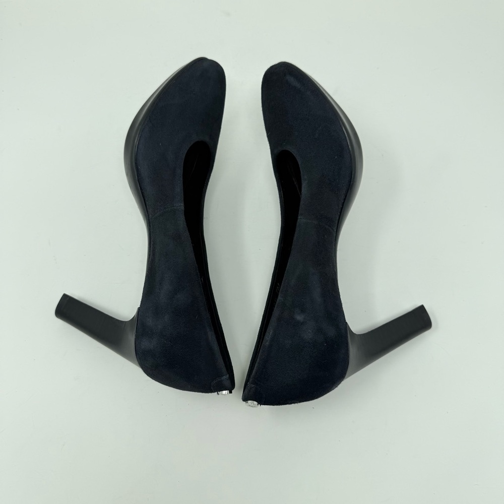 New Aquatalia Raysa Suede Stiletto Platform Pump Blue Sz 7 - Picture 16 of 16